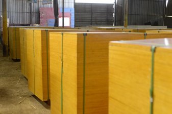 建筑铁红面模板施工专用木模板
