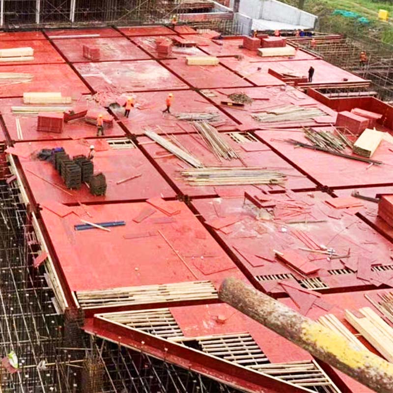 建筑工地用的模板使用次数更多-广西黑豹木业