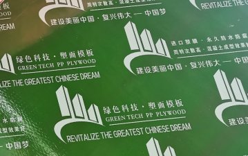 新型绿色科技-绿色塑面模板
